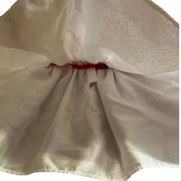😊3/$30 Baby Girl Holiday Editions Red And Silver Sparkle TuTu Dress Size 3-6 Mo - Picture 11 of 16